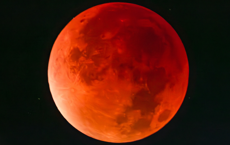 After Three Years, a Coppery Red: Japan Watches a Total Lunar Eclipse