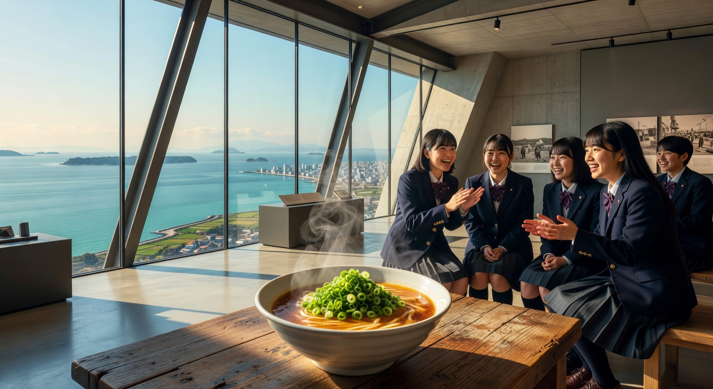 Hiroshima’s ‘Ways of Delivering Memory’ Are Being Rewritten Simultaneously in Three Ways: A Museum in a Bombed Building, Chinese Noodles Crossing the Ocean, and High School Students Speaking in New York