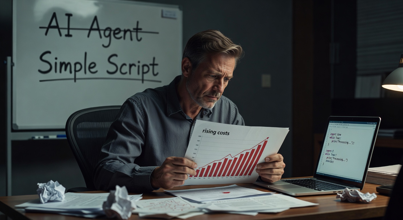 More Companies Are ‘Quitting’ AI Agents—The Story of Replacing 3 Million Yen Monthly AI Automation with a 50,000 Yen Script