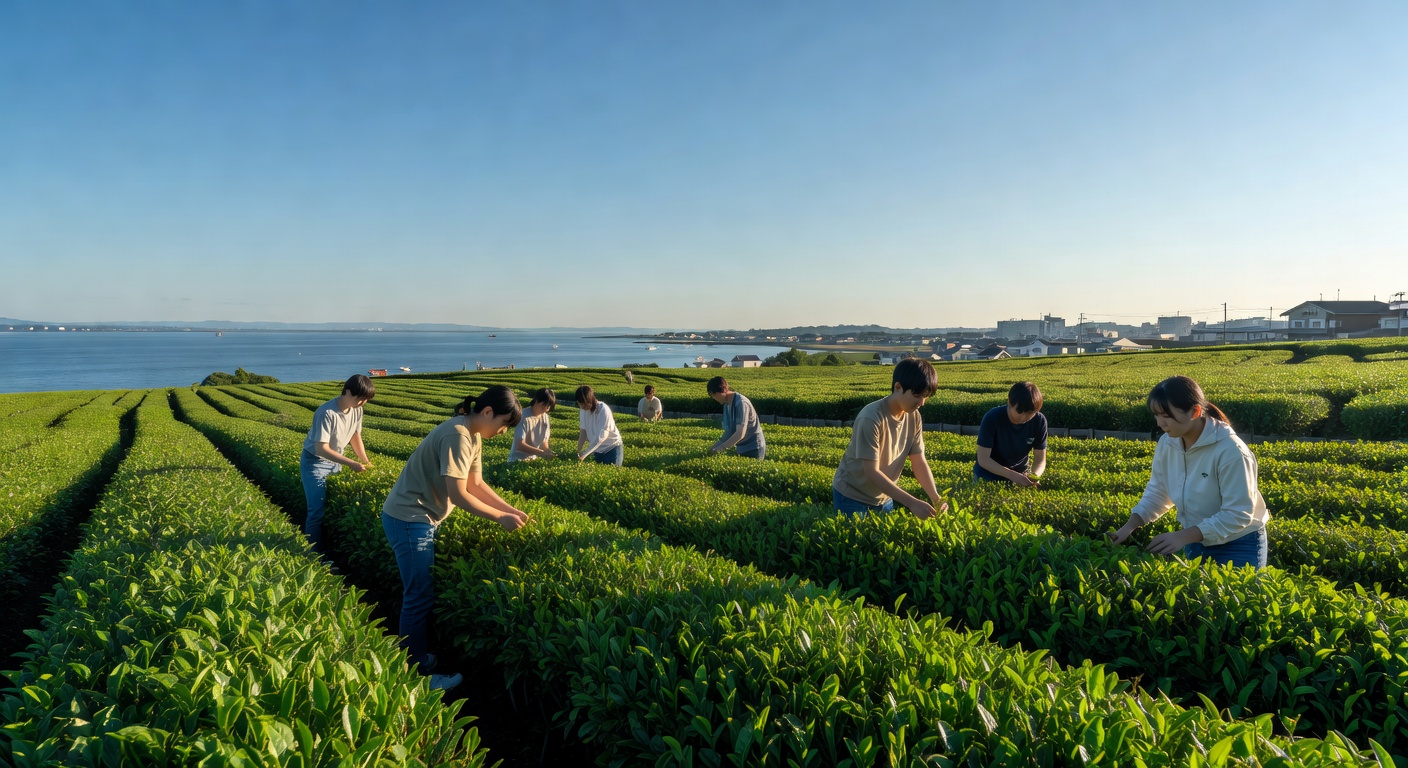 Students from a Neighboring School Harvest the Tea Fields of a Closed Branch School—Who Designs the ‘Succession System’?