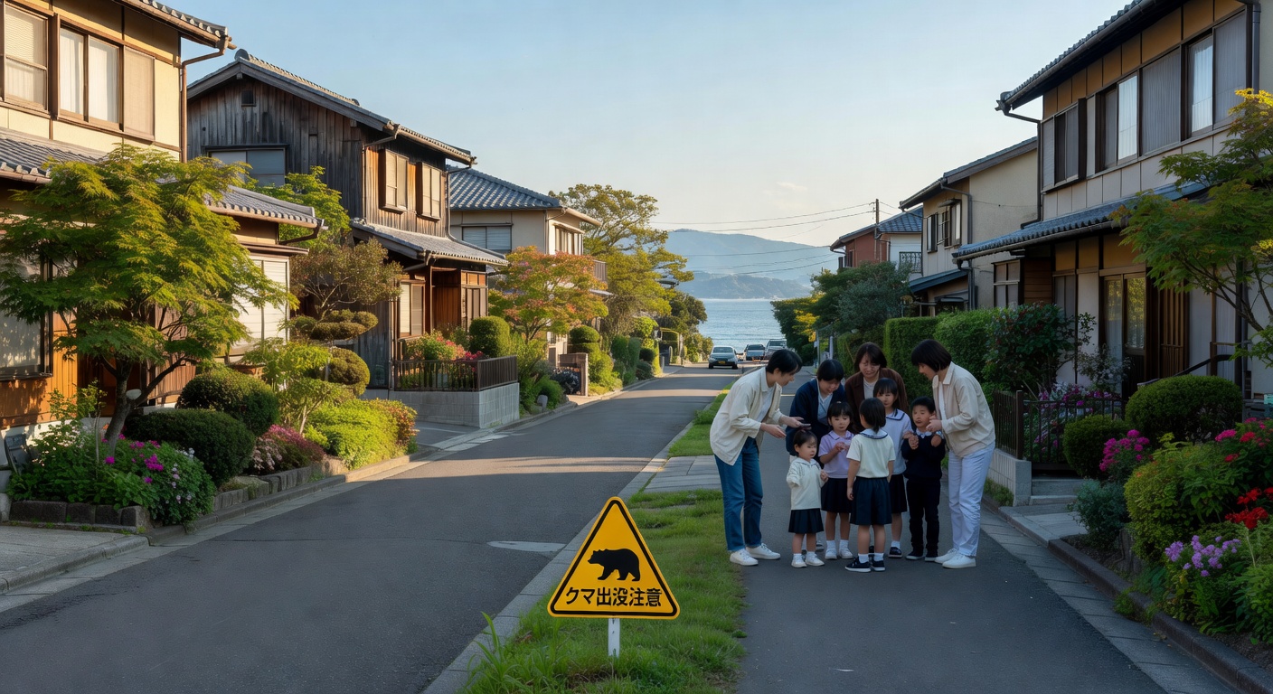 Bears Descend into Residential Areas, Schools Close, and High Schools Consolidate from 18 to 7 — What Happens in ‘Places Where People Have Withdrawn’