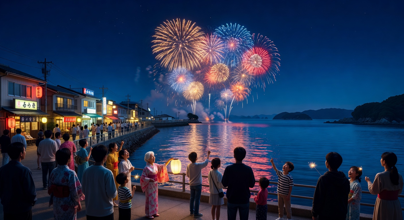 A Fireworks Festival Reborn, 60 Local Characters Gather, and the Marine Expo is Set—Understanding How the City of Kure is Transitioning from a “Naval City” to a “Marine City”