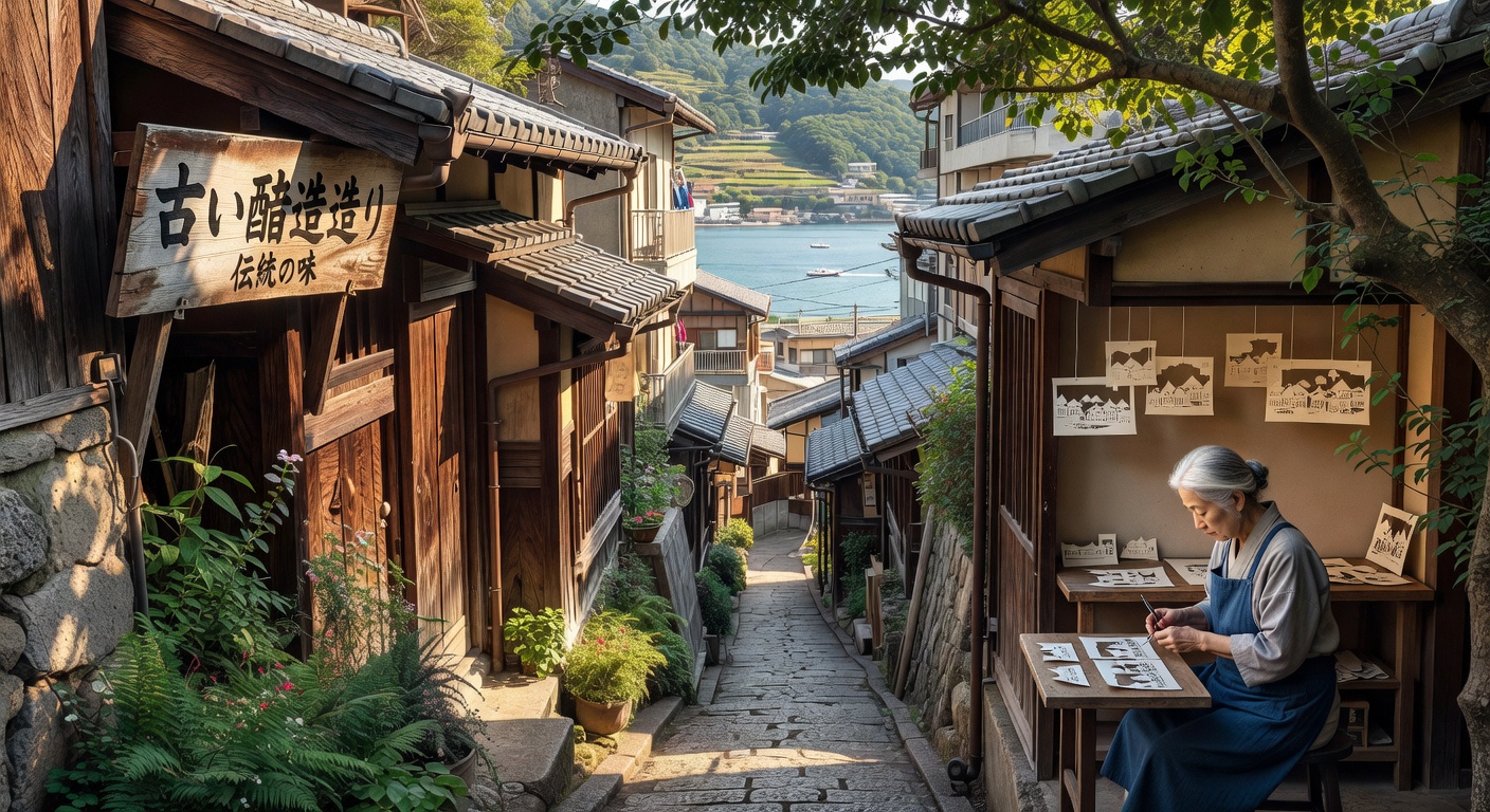A 440-Year-Old Vinegar Brewery, Seeds from 48 Years Ago, and a 10-Year Paper Cutout: How ‘Taking Time’ Becomes an Economy in a Small Setting in Setouchi