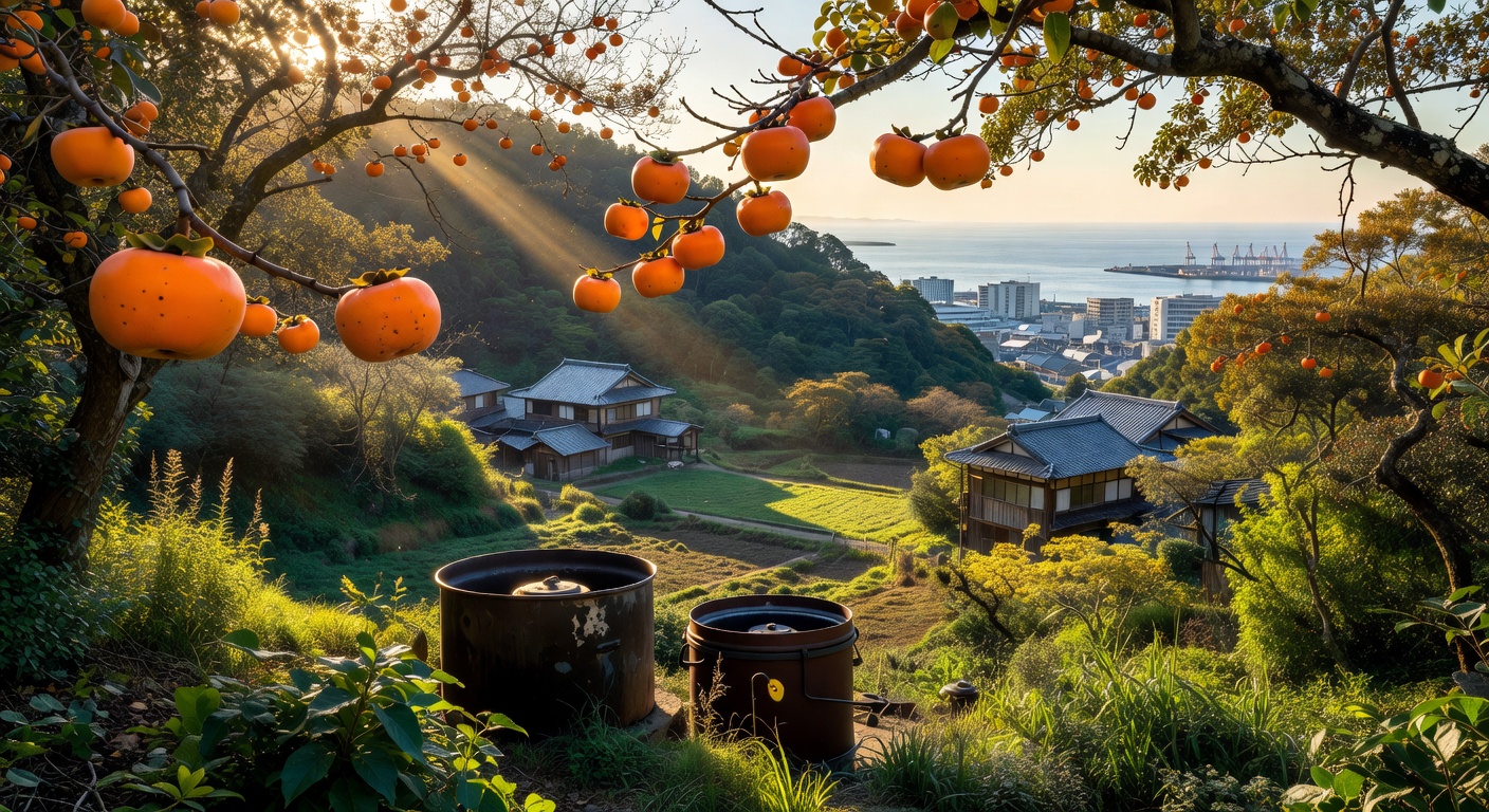 Persimmons Turned into Beer, Delaware Grapes Shipped, and a 440-Year-Old Vinegar Brewery: The ‘No Waste, Full Use’ Economic Zone of Onomichi