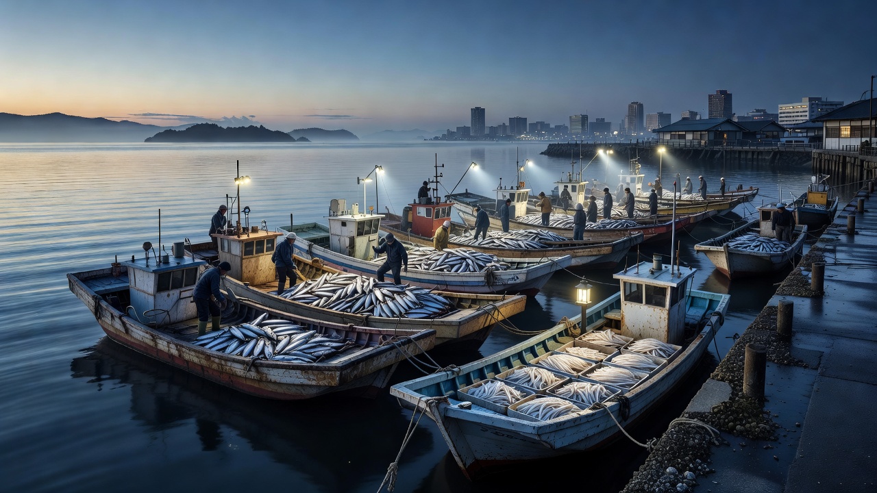 Small Sardine Catch Hits Five-Year High, While Whitebait Faces Deficit with Just 200 Kilograms Landed—A Structural Divide Between ‘Rotating Fishing’ and ‘Non-Rotating Fishing’ in the Same Seto Inland Sea
