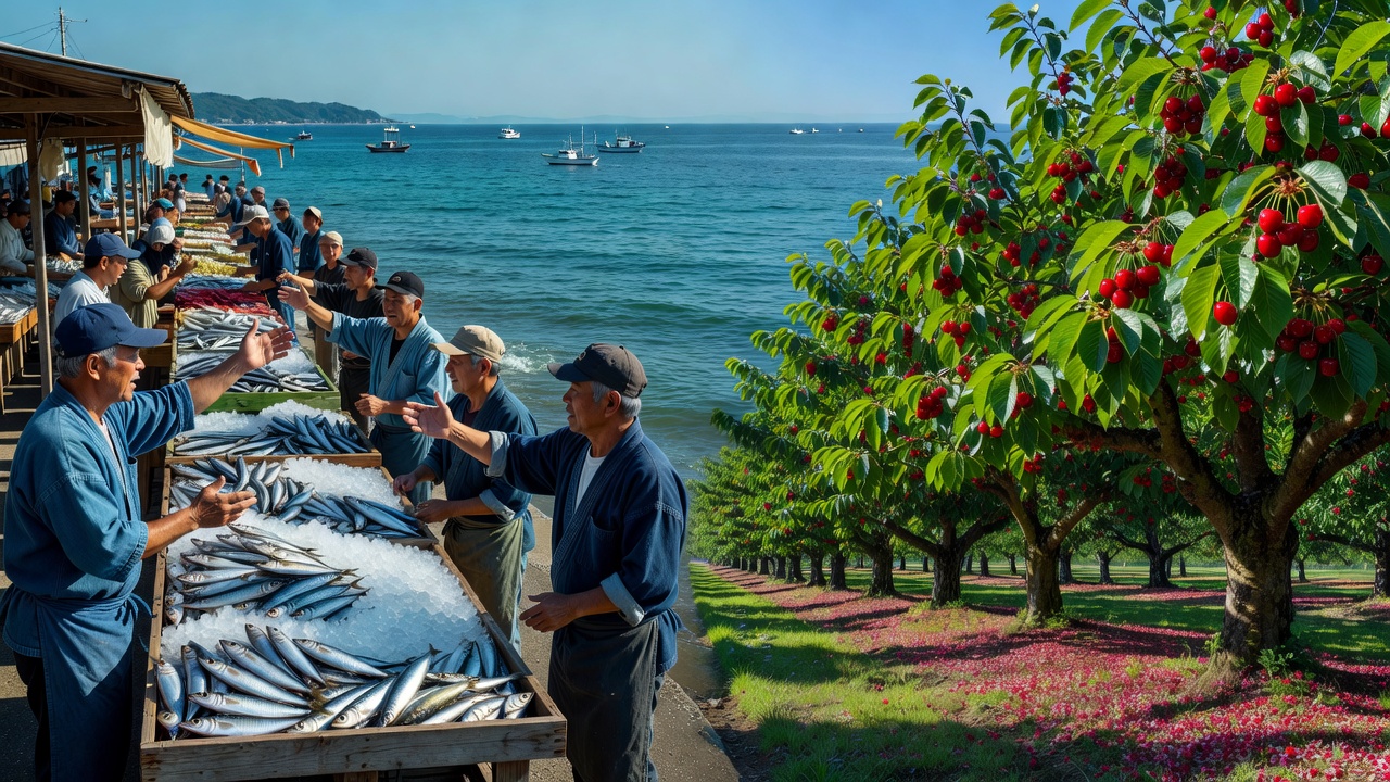 The Price of Sardines Soars, and Cherry Trees Bend with Fruit—The Differences in the Mechanisms of the Sea and Mountains Reflected in the Same Early Summer ‘Season’