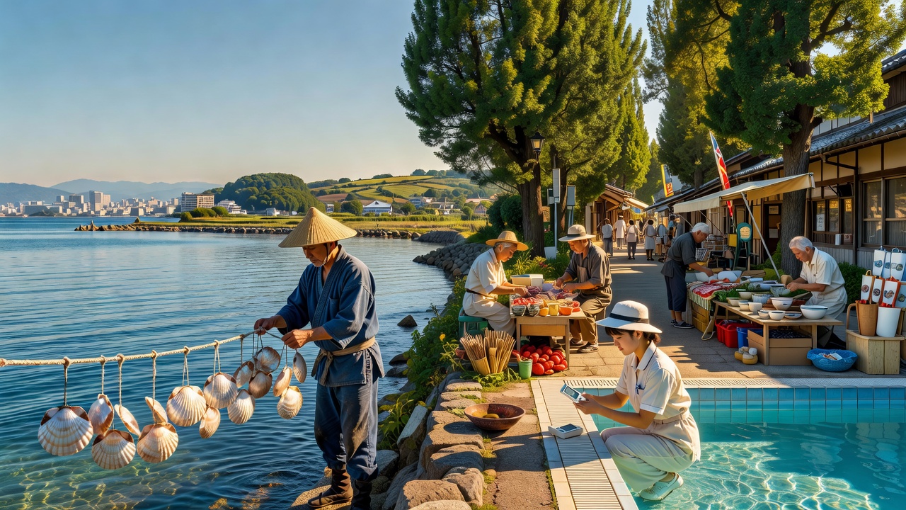 Artificial Seedling Cultivation of Oysters, PTA Pool Opening, and Shopping Street Crafting – “Without Someone Organizing, Nothing Works” in Setouchi’s Summer