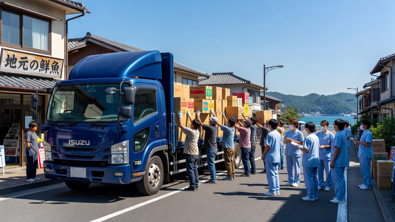 Taxi Company Sends 20-Ton Truck to Kumamoto, Disaster Relief Nurses Deployed from Outside the Prefecture—How Hiroshima’s ‘Support System’ is Functioning
