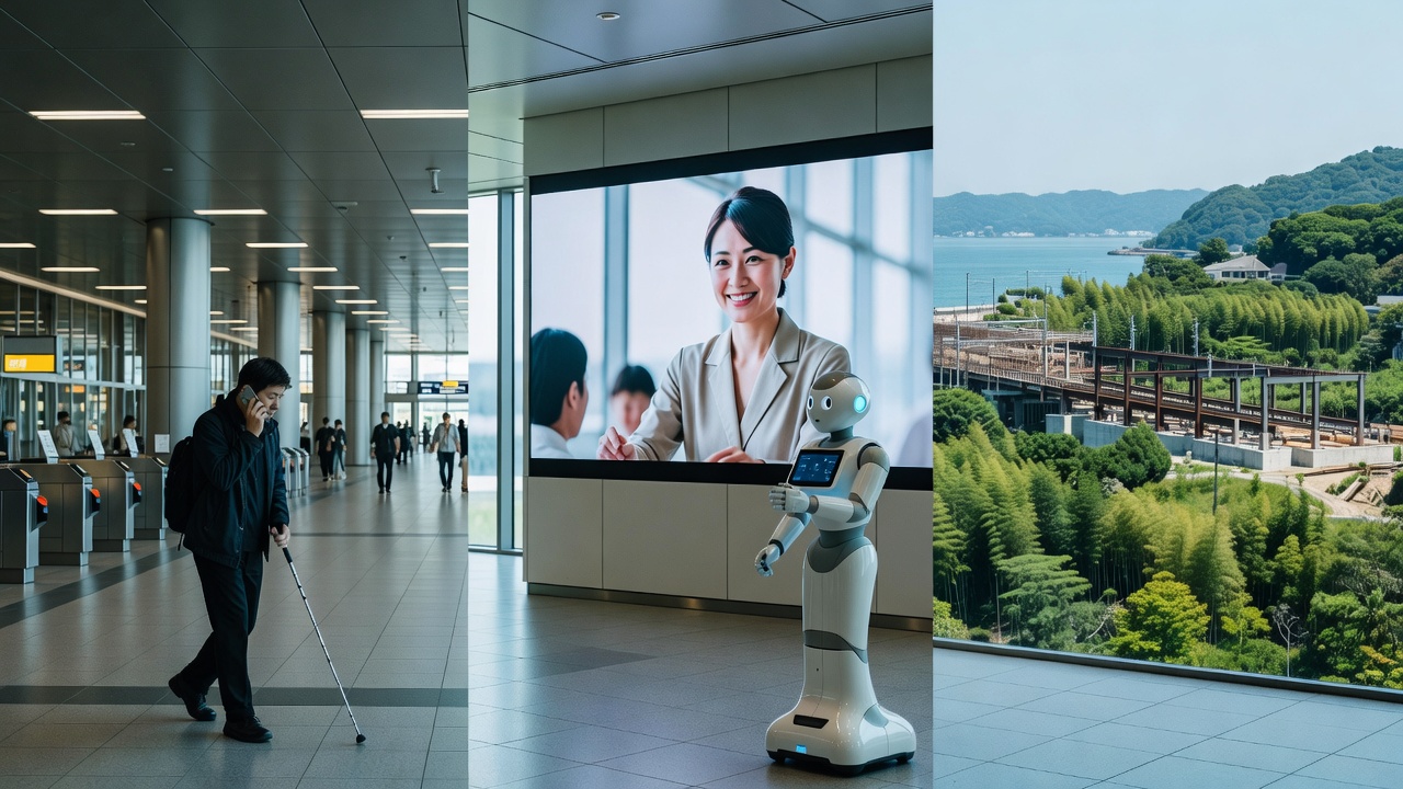 広島駅ナビアプリ×空港ロボット×芸備線改良——「案内する仕組み」が静かに変わっている