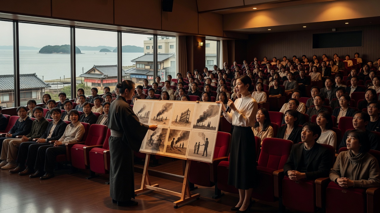 The Hibakusha Kamishibai Travels to Taiwan: 13,000 People Flock to Onomichi, a Blind Ukrainian Musician—What Mechanisms Allow ‘Communication’ to Cross Borders?