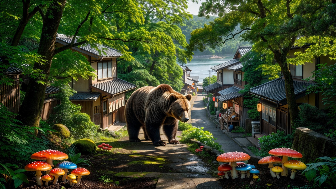 Bears Have Come to Residential Areas, Poisonous Mushrooms Have Sprouted in the City — The Boundary Between Urban and Wild in Hiroshima is Shifting