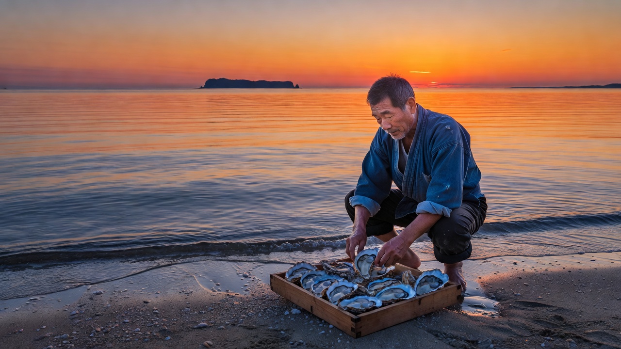 Oysters Move from Hiroshima to Ainanchō, and Oyster Shells Sink to the Seabed of Etajima—A Blueprint for the ‘Oyster Circulation’ in the Seto Inland Sea