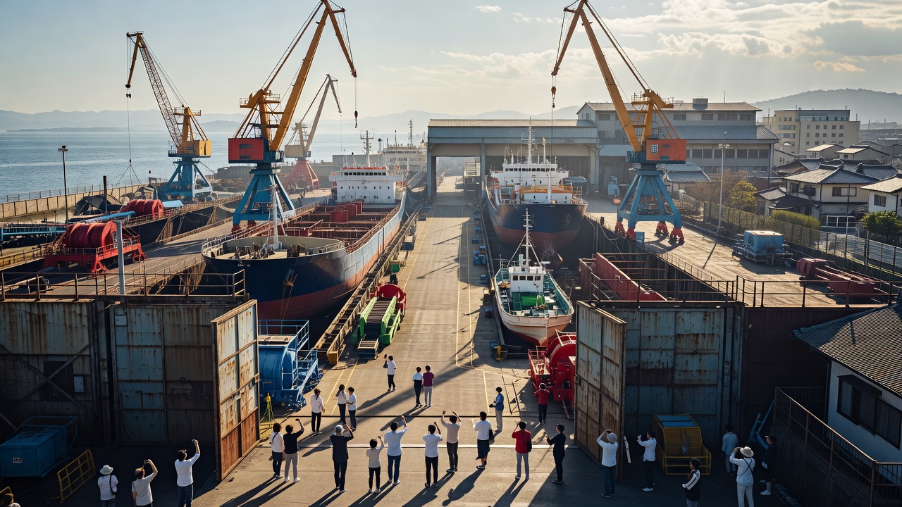 Onomichi Shipyard Opens, Supercars Gather in Kure, and Nishikigawa Railway Turns 39—Three Approaches to Showcasing Industrial Heritage in Setouchi